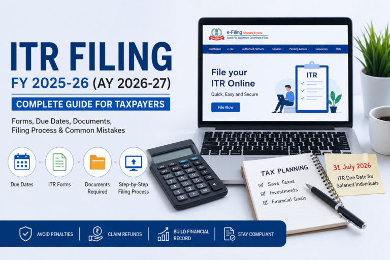 Complete Guide to ITR Filing for FY 2025-26 (AY 2026-27): Forms, Due ...